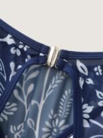 Floral Paisley Print Sheer Swim Dress - Image 7