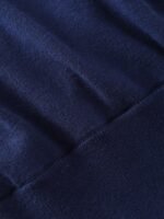 Wrap Neck Drop Shoulder Ribbed Hem Pullover - Image 6