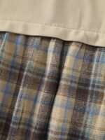 Color‑Block Plaid Patchwork Hooded Sweatshirt - Image 5