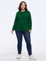 Supersoft Solid Crew Neck Basic Pullover - Image 4