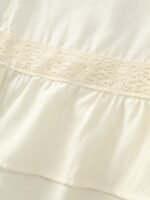 Sheer Lace Lotus Leaf Detail Kimono - Image 6