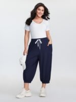 Supersoft Drawstring Cropped Jogger Pants - Image 10
