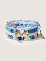Mixed Beaded Stackable Bracelet Set