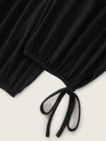 Supersoft Stretchy Side Drawstring Cropped Pants - Image 9