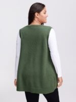 A-Line Pockets V-Neck Pullover - Image 4
