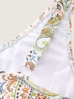 Paisley Print Keyhole Neckline Swim Dress - Image 9