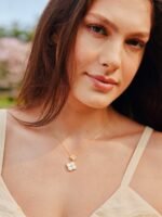 Double Clover Pendant Necklace