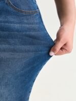 Pull-On Stretchy Denim Shorts - Image 4