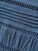 Cotton Lace Spliced Plain Knit Top - Image 21