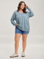 Supersoft Textured Eyelet Trim Pullover - Image 14