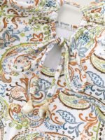 Paisley Print Keyhole Neckline Swim Dress - Image 8