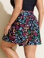 Leopard Print Pockets Swim Shorts - Image 11