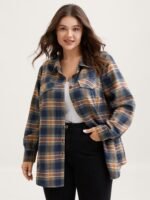 Plaid Print Button Down Shirt - Image 2