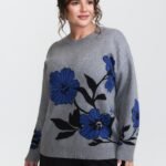 Supersoft Floral Round Neck Pullover