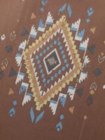 Supersoft Geometric Print Keyhole Neckline T-Shirt - Image 5