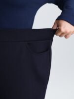 Ruffled Flared Hem Plain Pants - Image 12