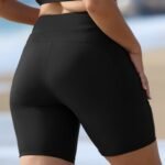 High-Waist Pocket Swim Bottoms