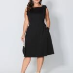 Shoulder Tie Sculpting Bodice Mini Dress