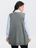 A-Line Pockets V-Neck Pullover - Image 19