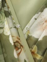 Large Floral Print Waist-Tie Tiered Maxi Dress - Image 5