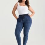 Super Stretchy Pull-On Skinny-Fit Jeans