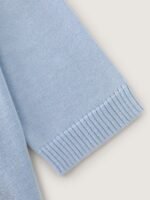 Classic Solid Crew Neck Button Down Knit Cardigan - Image 6