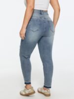 Stretchy Mid-Rise Sculpting-Fit Jeans - Image 6
