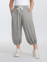 Supersoft Drawstring Cropped Jogger Pants - Image 15