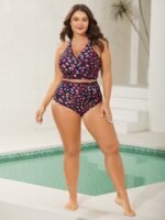Leopard Print Cross-Straps Bikini Top - Image 18