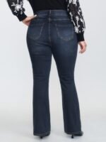 Thigh-Friendly Stretchy Flared Jeans - Image 5